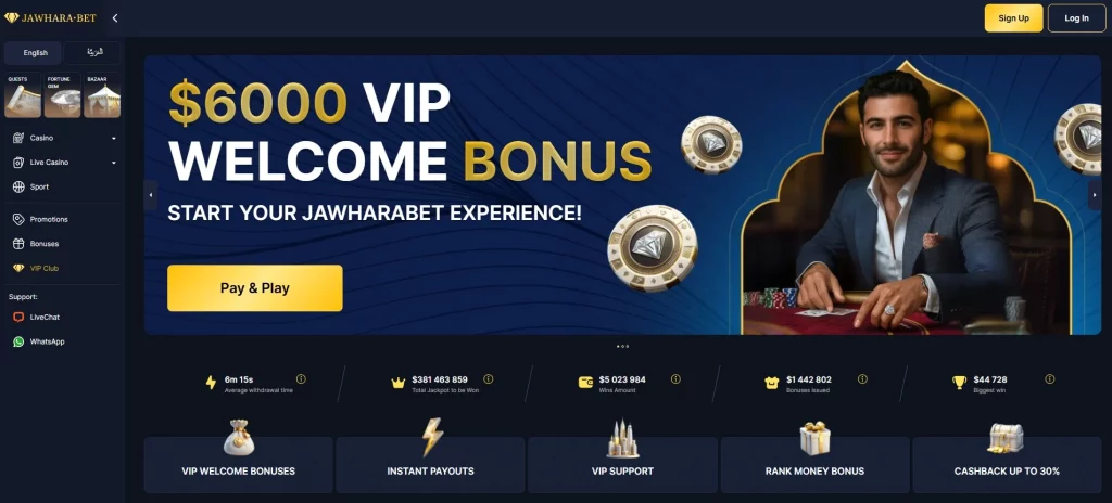 Jawharabet Website