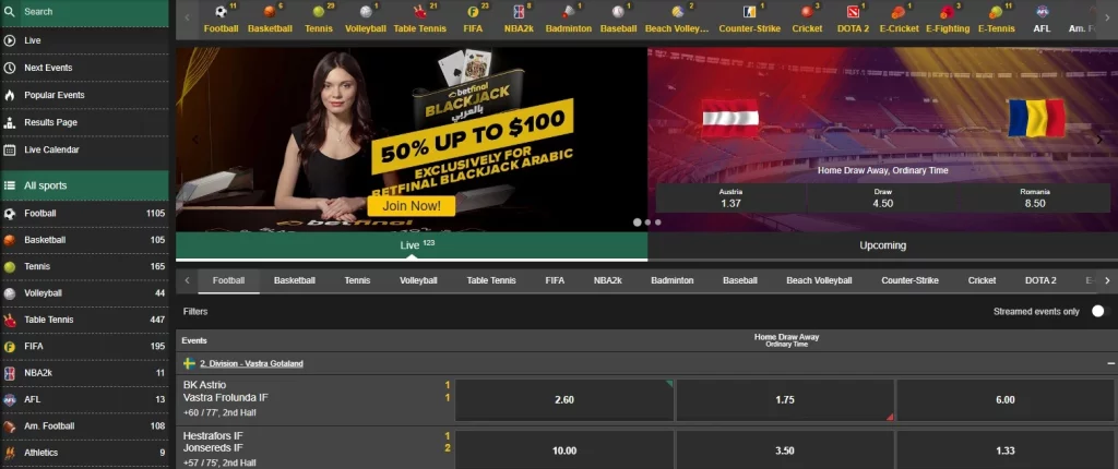 Betfinal Sports Betting